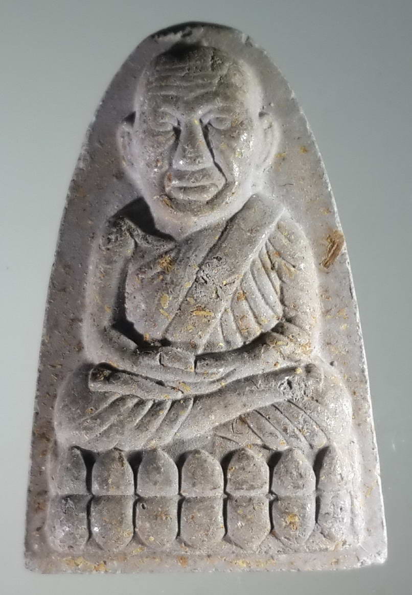 รหัสสินค้า หลวงปู่ทวด วัดต่างๆ 115 หลวงปู่ทวด พิมพ์เตารีดหัวมน เนื้อผง ออกวัดหนองว่านเหลือง จังหวัดฉะเชิงเทรา สร้างปี 2552