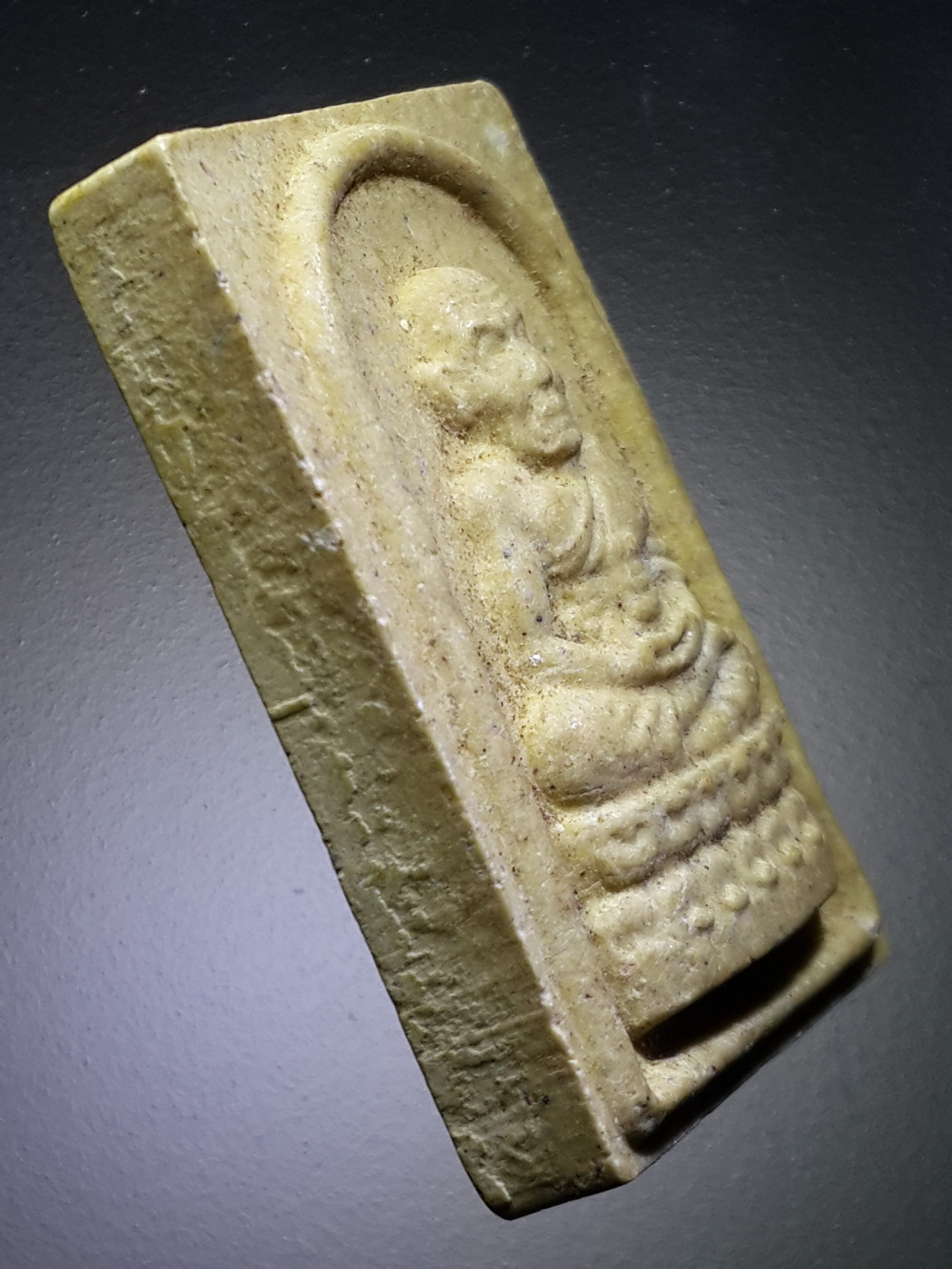 รหัสสินค้า หลวงปู่ทวด วัดต่างๆ 434 หลวงปู่ทวดเนื้อผง พิมพ์สี่เหลี่ยม วัดท่าราบ อำเภอบางแพ จังหวัดราชบุรี