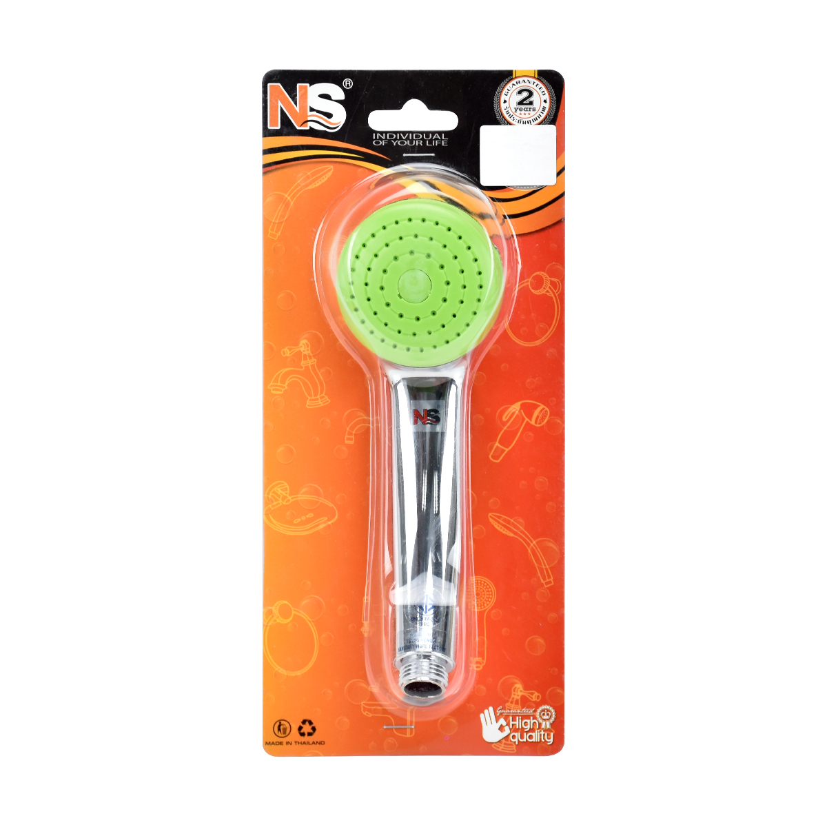NS เฉพาะหัวฝักบัวอาบน้ำ คละสี #974 SWH-053