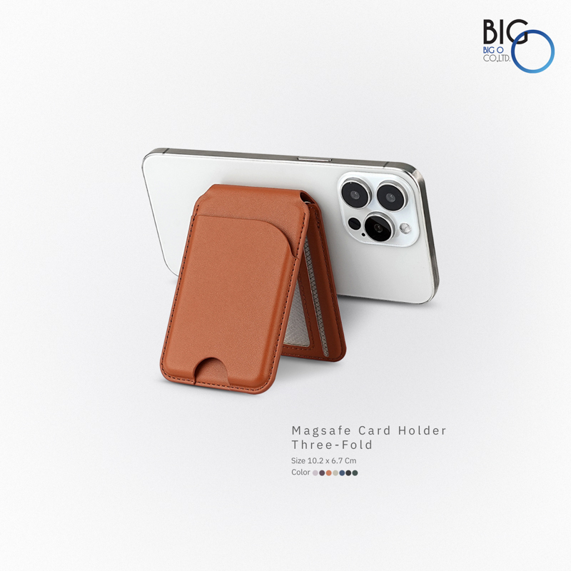 ขาตั้งอุปกรณ์ไอทีพรีเมี่ยม แบบหนัง PU ซองใส่บัตร SMART GRIP