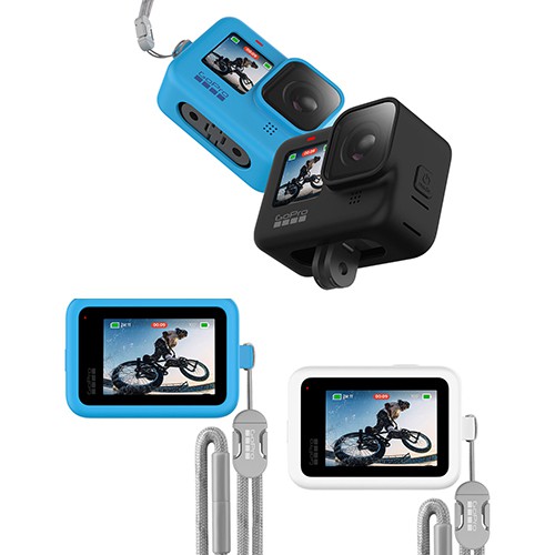 GoPro 11 / 10 / 9 Sleeve + Lanyard Blue ซิลิโคนพร้อมสายคล้องคอ สีฟ้า