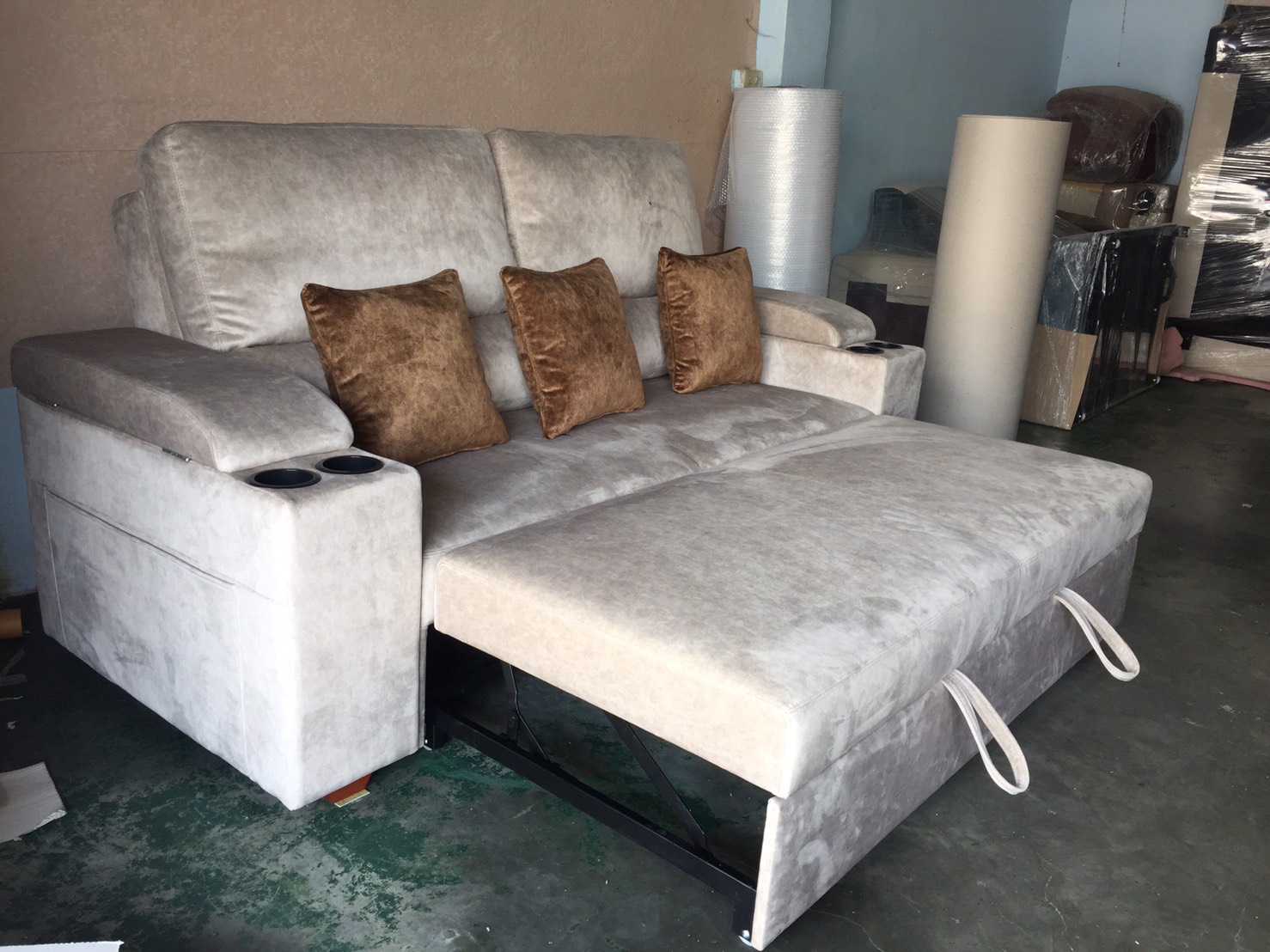 โซฟาเบด Supreme Gold 2.20 m