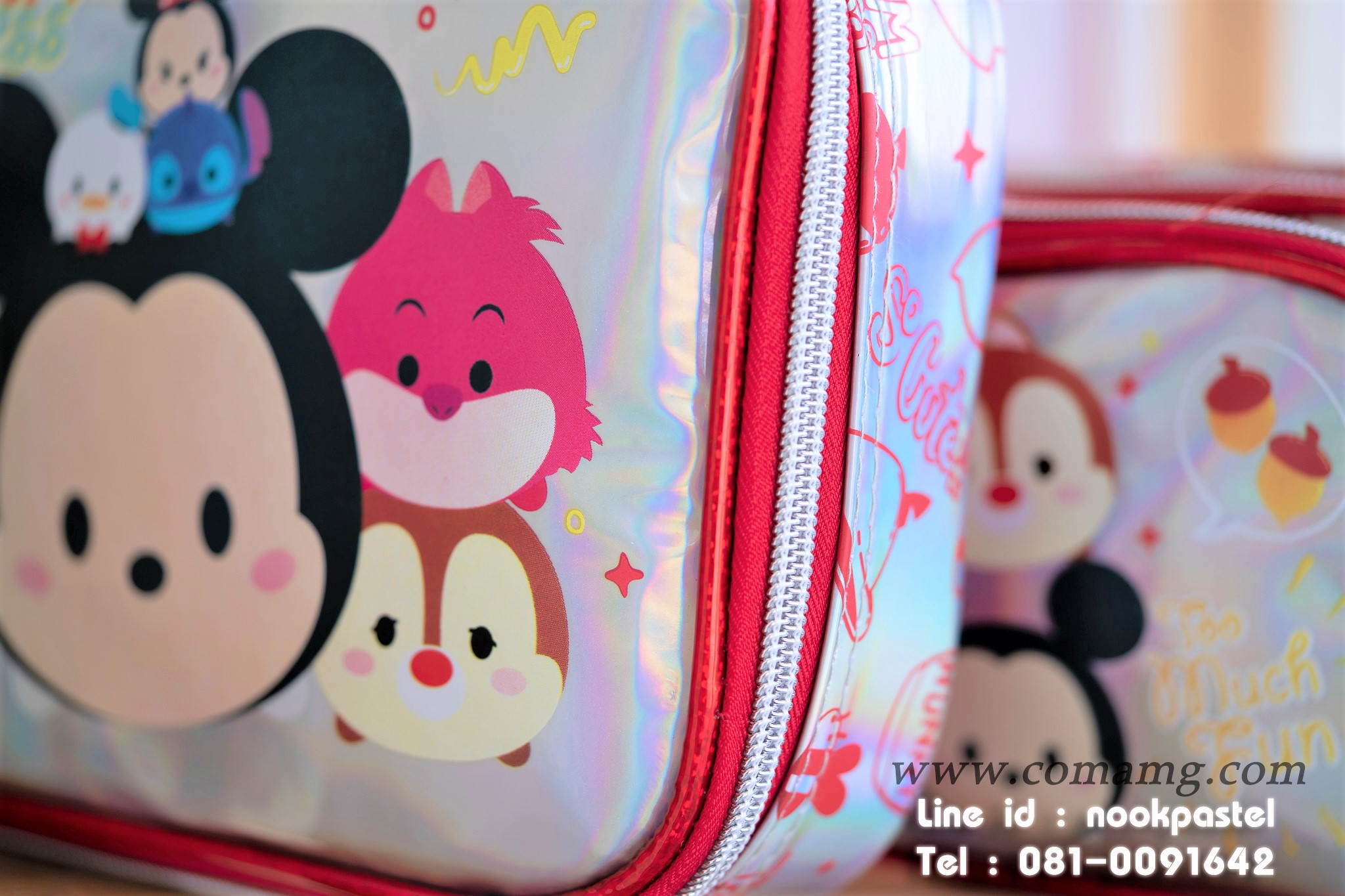 กระเป๋าใส่ดินสอลายดิสนี่ย์ (Disney Tsum Tsum) ลิขสิทธิ์แท้