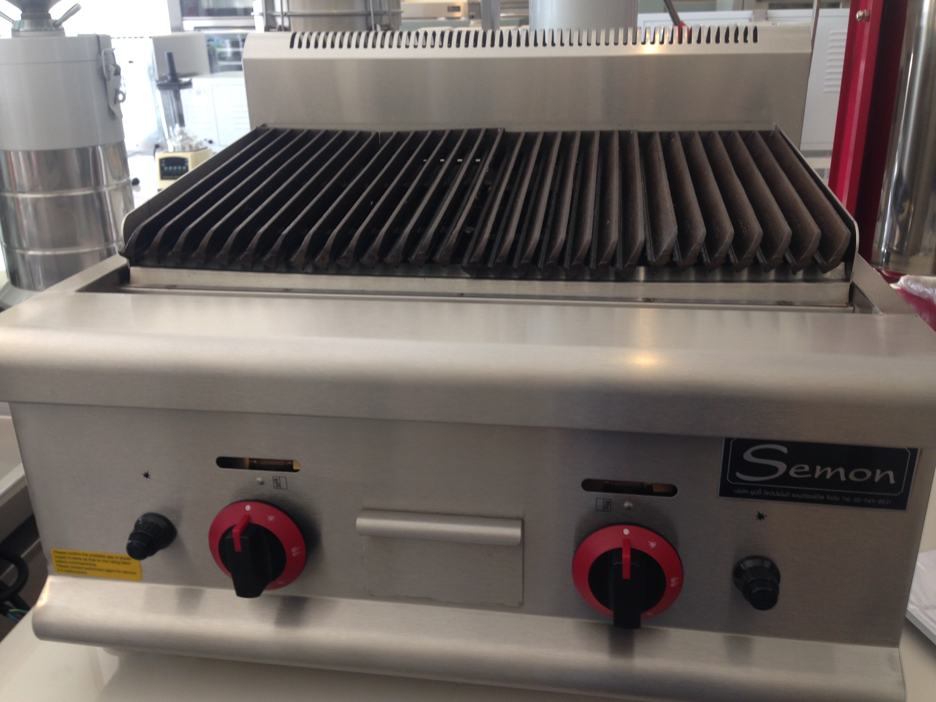 เตาย่างหินลาวาระบบแก๊ส Si-LVG