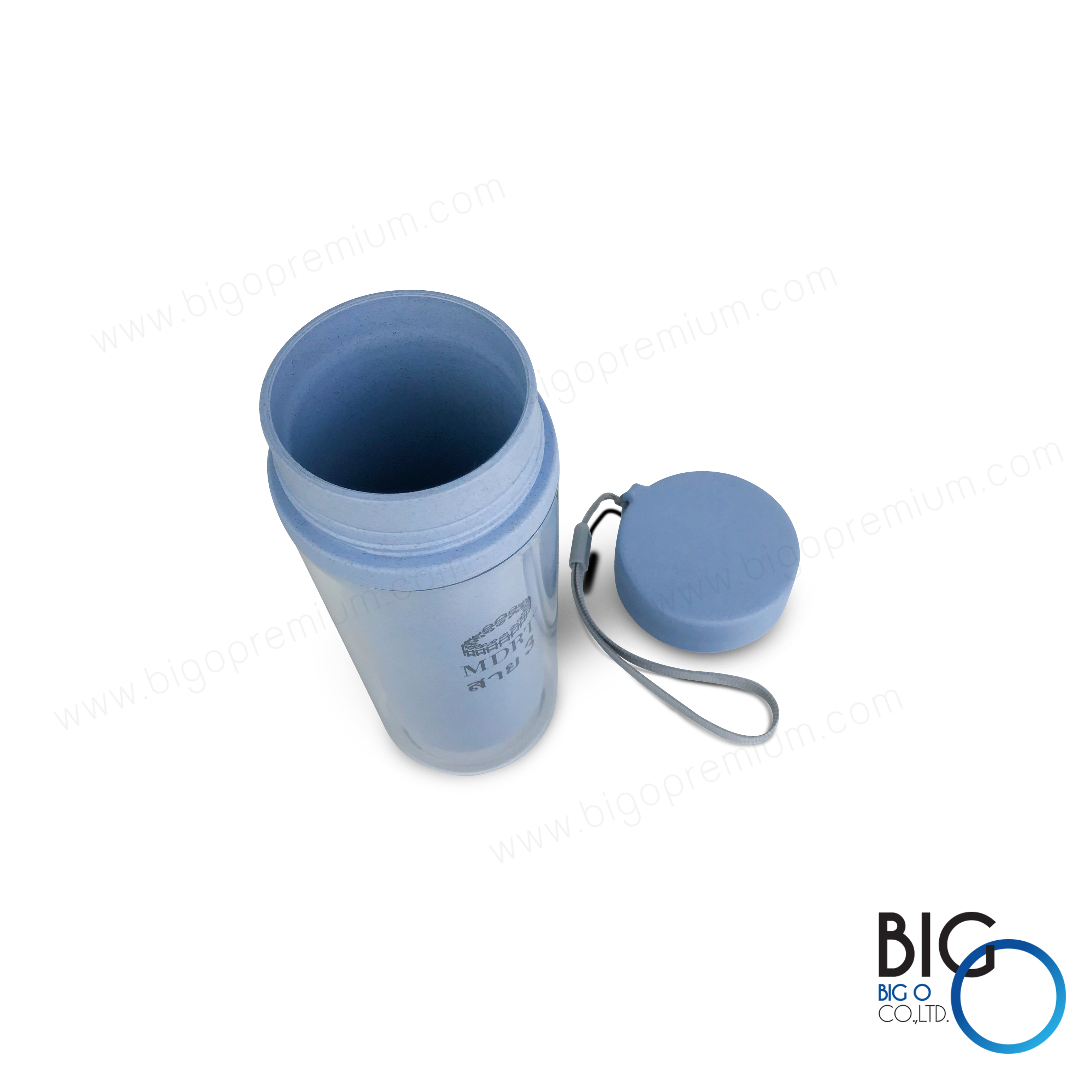 แก้วน้ำพลาสติก 2 ชั้น มีสายคล้องมือ MDRT