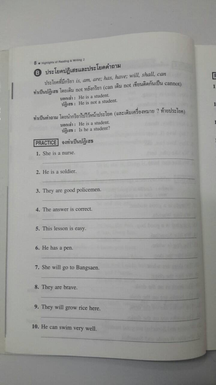 หนังสือ Highlights of Reading and Writing 2 (ภาษาอังกฤษการอ่านและการเขียน อ 022ก)โดยเลิศ เกษรคำ และสวัสดิ์ สุวรรณอักษร สนพ.วพ