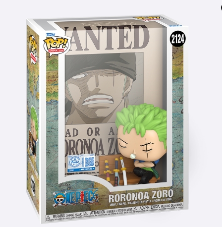 <Preorderถึง 31/10/2025 > 🔔เปิดรับPreorder มัดจำ300 บาท Roronoa Zoro (Wanted) (2124) (Exclusive) POP!