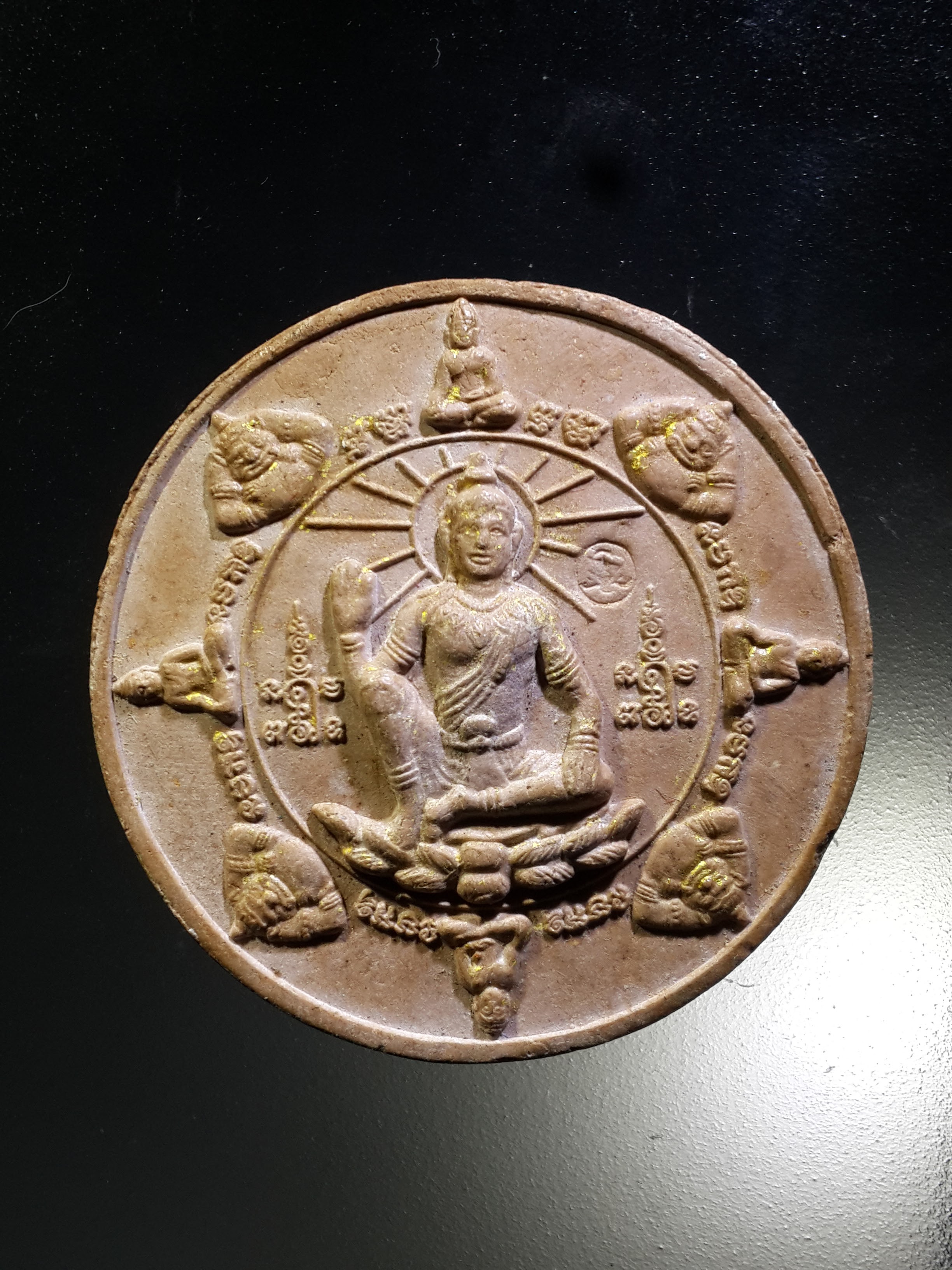รหัสสินค้า พระเนื้อดิน เนื้อผง เนื้อว่าน 2474 ท้าวจตุคามรามเทพ เนื้อผงหลังพญาราหู ไม่ทราบรุ่น