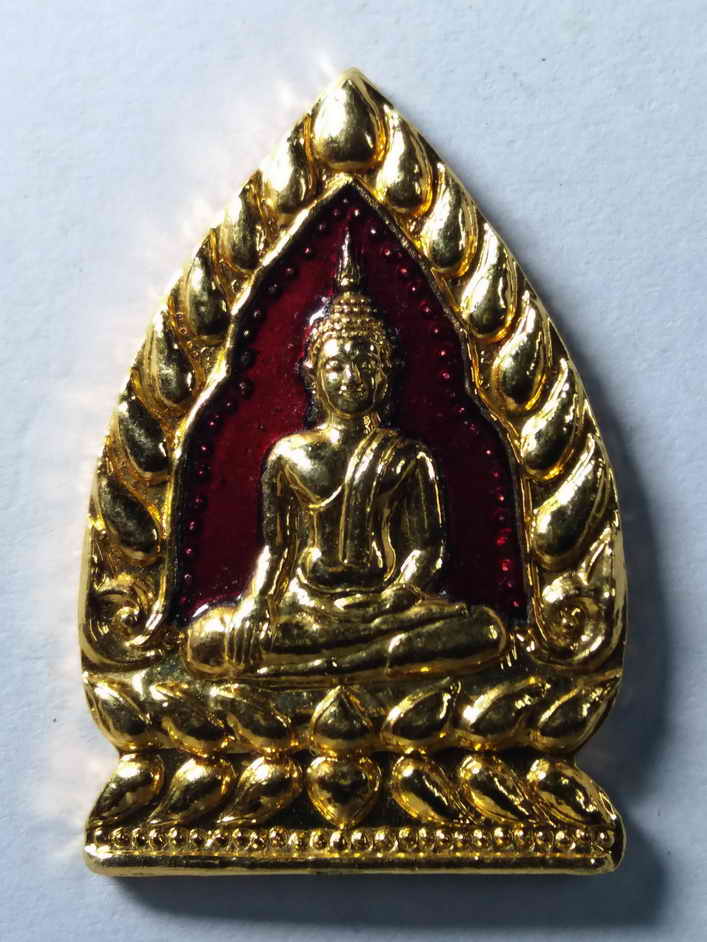 รหัสสินค้า เหรียญพระพุทธ 126 เหรียญกะไหล่ทองลงยาพิมพ์เจ้าสัว หลวงพ่อชินศรี วัดบ้านกรวด