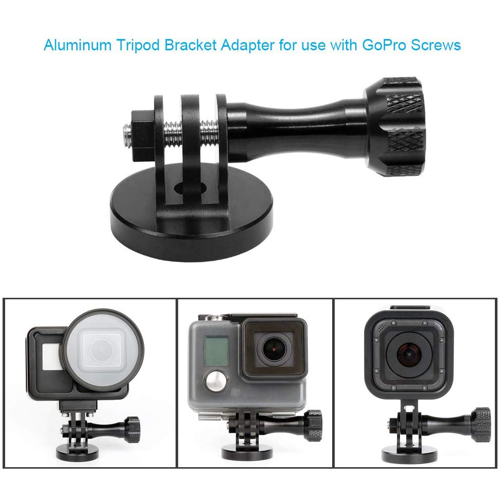 CNC Aluminum Alloy Tripod Mount Adapter for GoPro Action Camera อุปกรณ์ต่อกล้อง