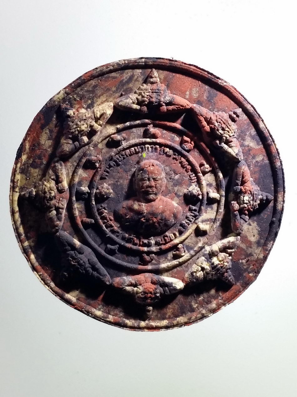 รหัสสินค้า จตุคามรามเทพ 451 องค์จตุคามรามเทพ รุ่นมงคลนวการ 79 เนื้อว่านก้นครก หลวงพ่อฉาบ วัดศรีสาคร อำเภอเมือง จังหวัดสิงห์บุรี สร้างปี 2550