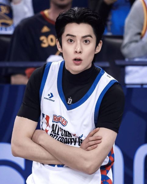 ชุดบาสเก็ตบอลหวังเหอตี้ : NBA ALL-STAR CELEBRITY GAME 2024 in USA x DYLAN WANG