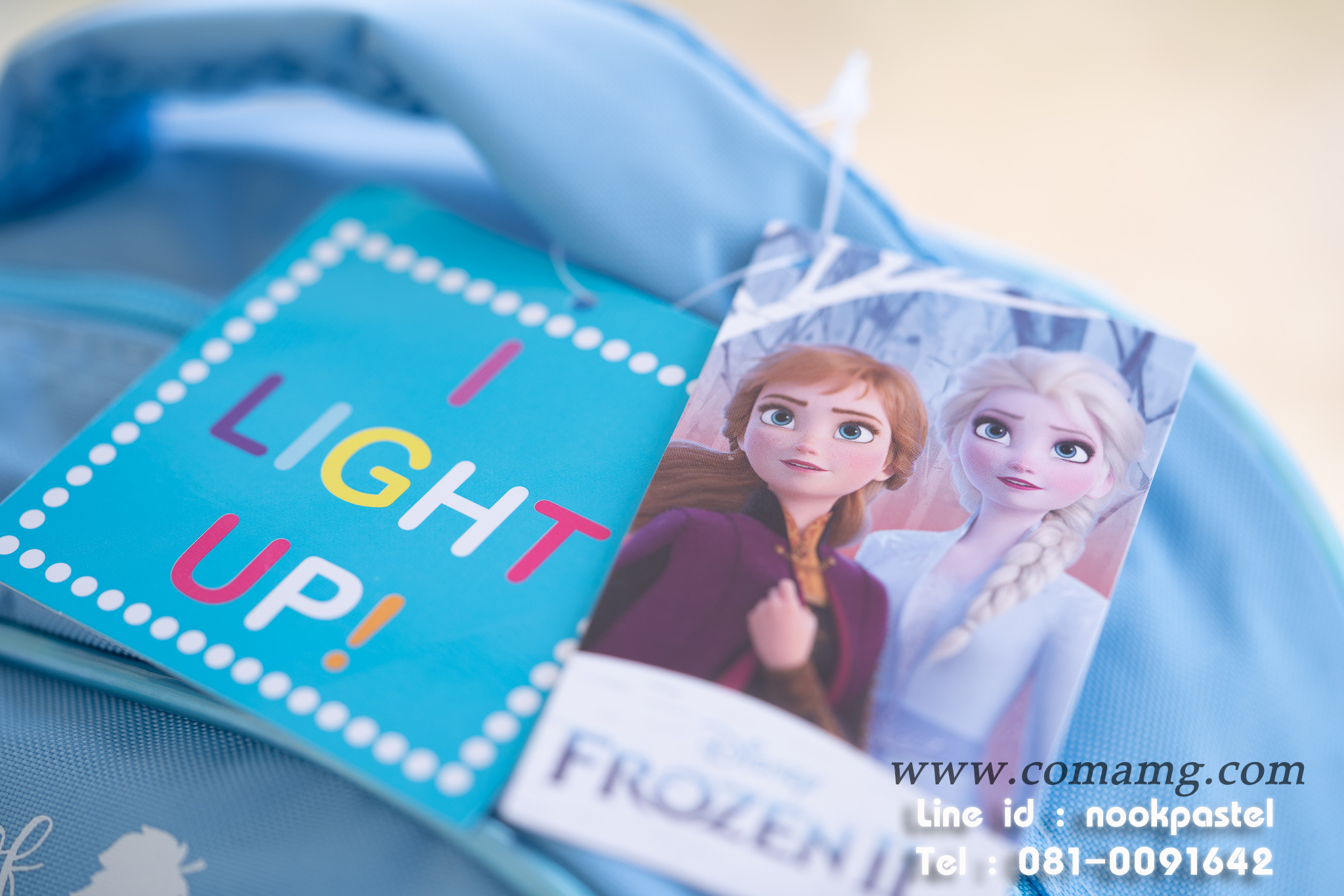 กระเป๋าเป้เอลซ่าอันนา (Frozen) มีไฟ ลิขสิทธิ์แท้ 14นิ้ว