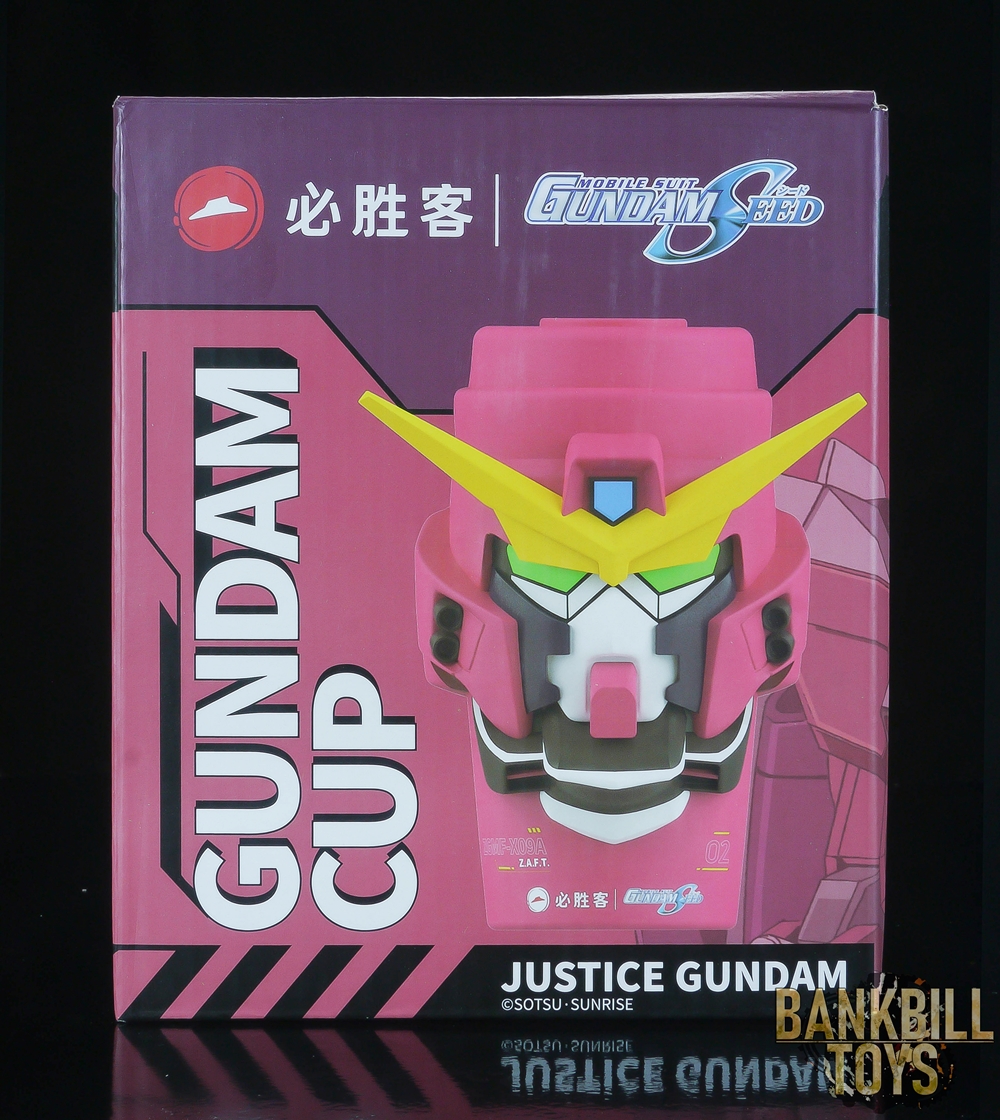 กันดั้ม Sotsu Sunrise Pizza Hut China x Mobile Suit Gundam Seed Limited ZGMF-X09A Justice Gundam Cup