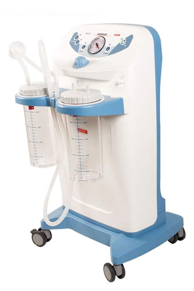 เครื่องดูดเสมหะ แรงดูดสูง NEW HOSPIVAC 400 บรรจุของเหลวได้ 4 ลิตร อัตราการไหล 90 ลิตร/นาที แบรนด์จากประเทศอิตาลี รับประกันสินค้า 1 ปี
