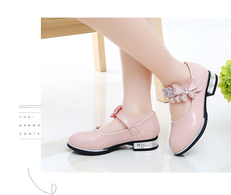 Shoe1515- พร้อมส่งจากไทย รองเท้าคัชชูเด็กเล็ก รองเท้าคัชชูเด็กโต มีส้นเล็กน้อย ตกแต่งสายคาดสวย ใส่สบายได้ทุกงาน (ความยาววัดจากพื้นภายใน ให้ใช้ความยาวเท้า +0.5 cm.แล้วแลือก)