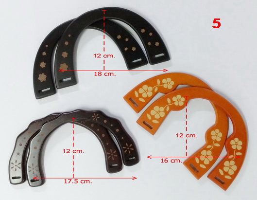 "หมด" หูกระเป๋าไม้ หลากสไตล์ Wooden Bag Handle