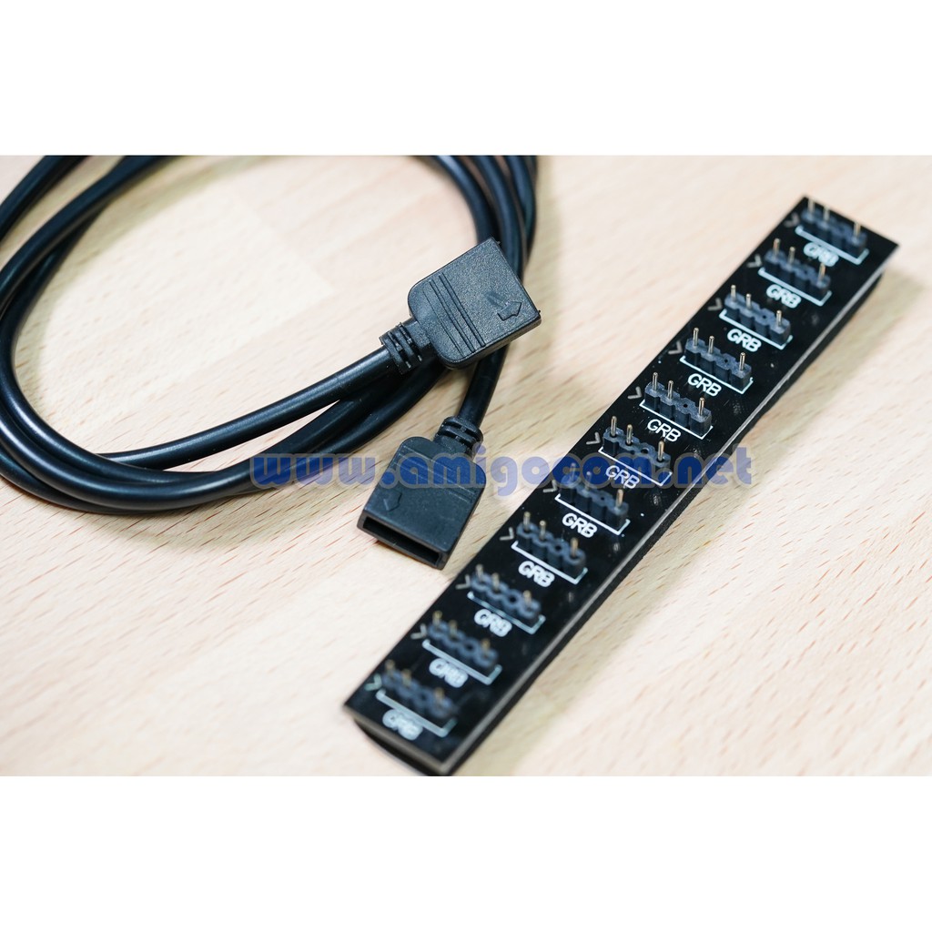 RGB HUB 10ช่อง สำหรับไฟ 5V ที่เป็นหัว 3pin