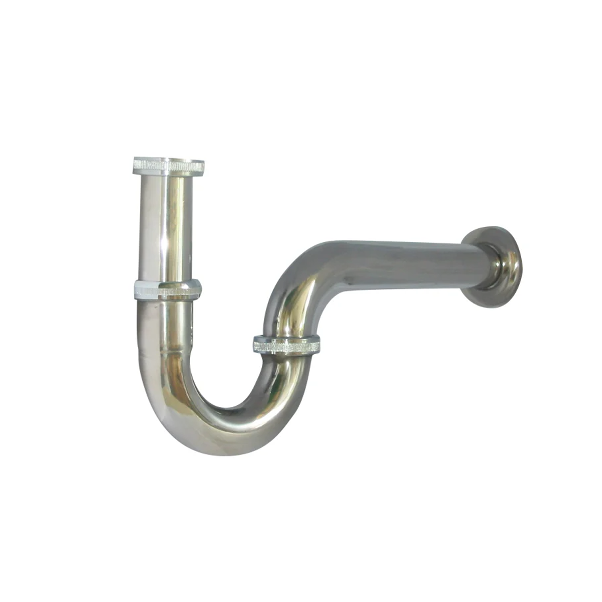 VEGARR ท่อน้ำทิ้ง P-trap สแตนเลสชุบโครเมี่ยม 35 ซม. V350S