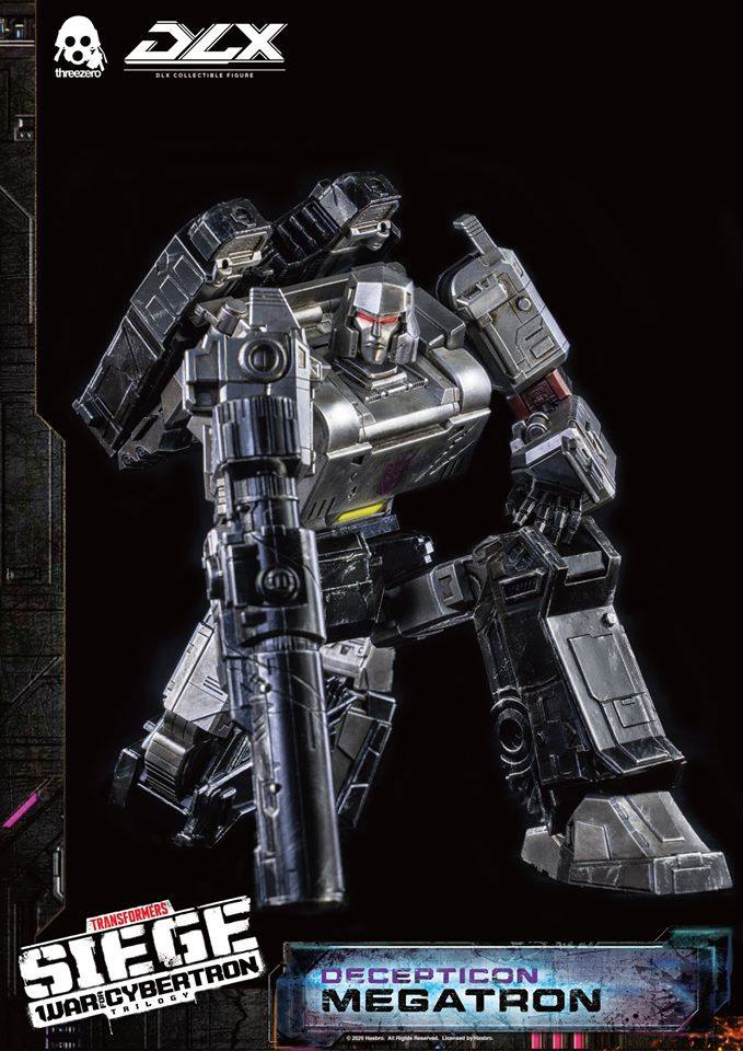 เปิดรับPreorder มัดจำ 1300 บาท Threezero x Hasbro : DLX Megatron LED Illuminated Eyes and Body *