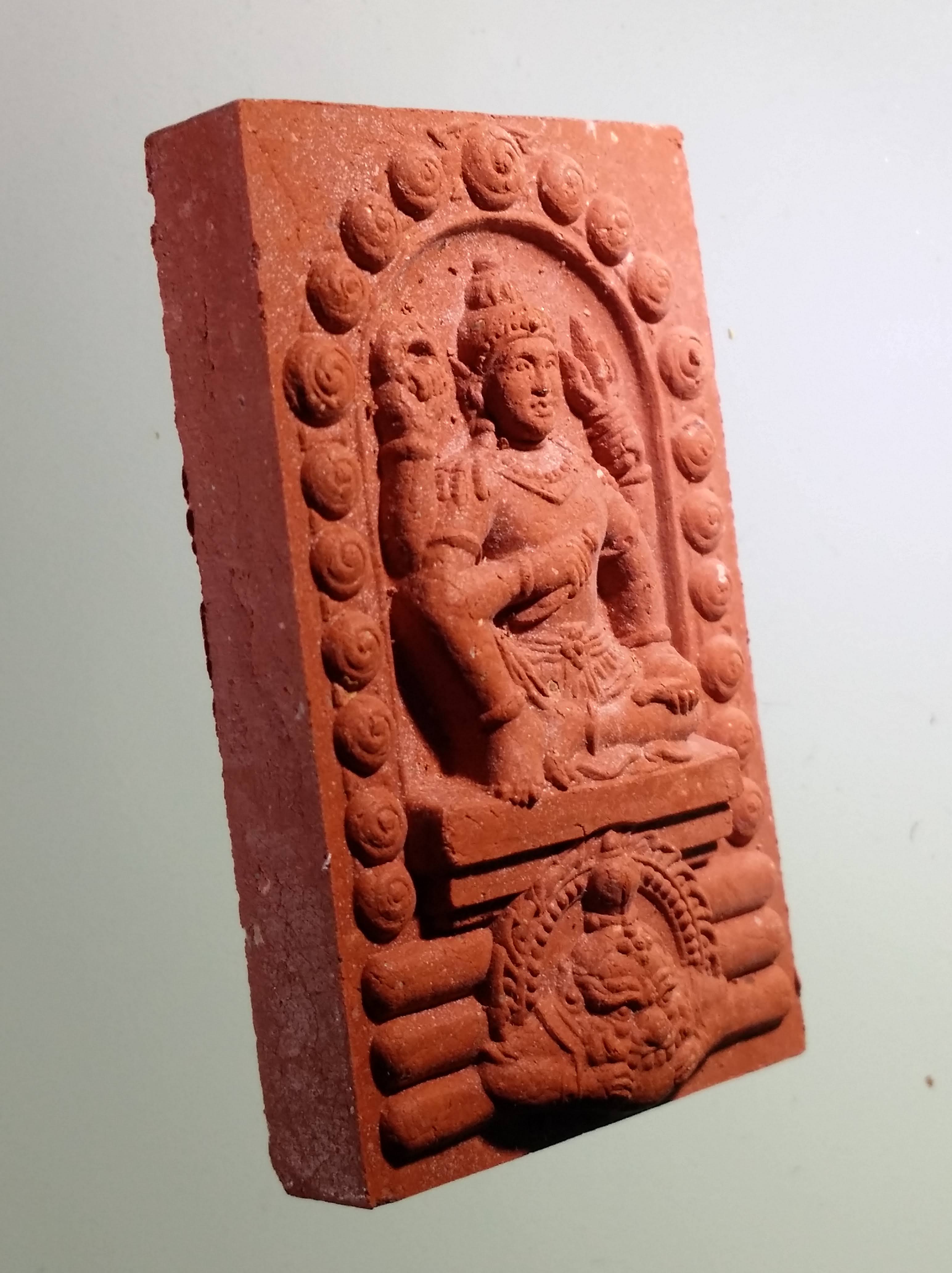 รหัสสินค้า จตุคามรามเทพ 487 พระเทวราชโพธิสัตว์จตุคามรามเทพ หลังพระแม่ธรณีบีบมวยผม รุ่น สิริมงคล ปี 49