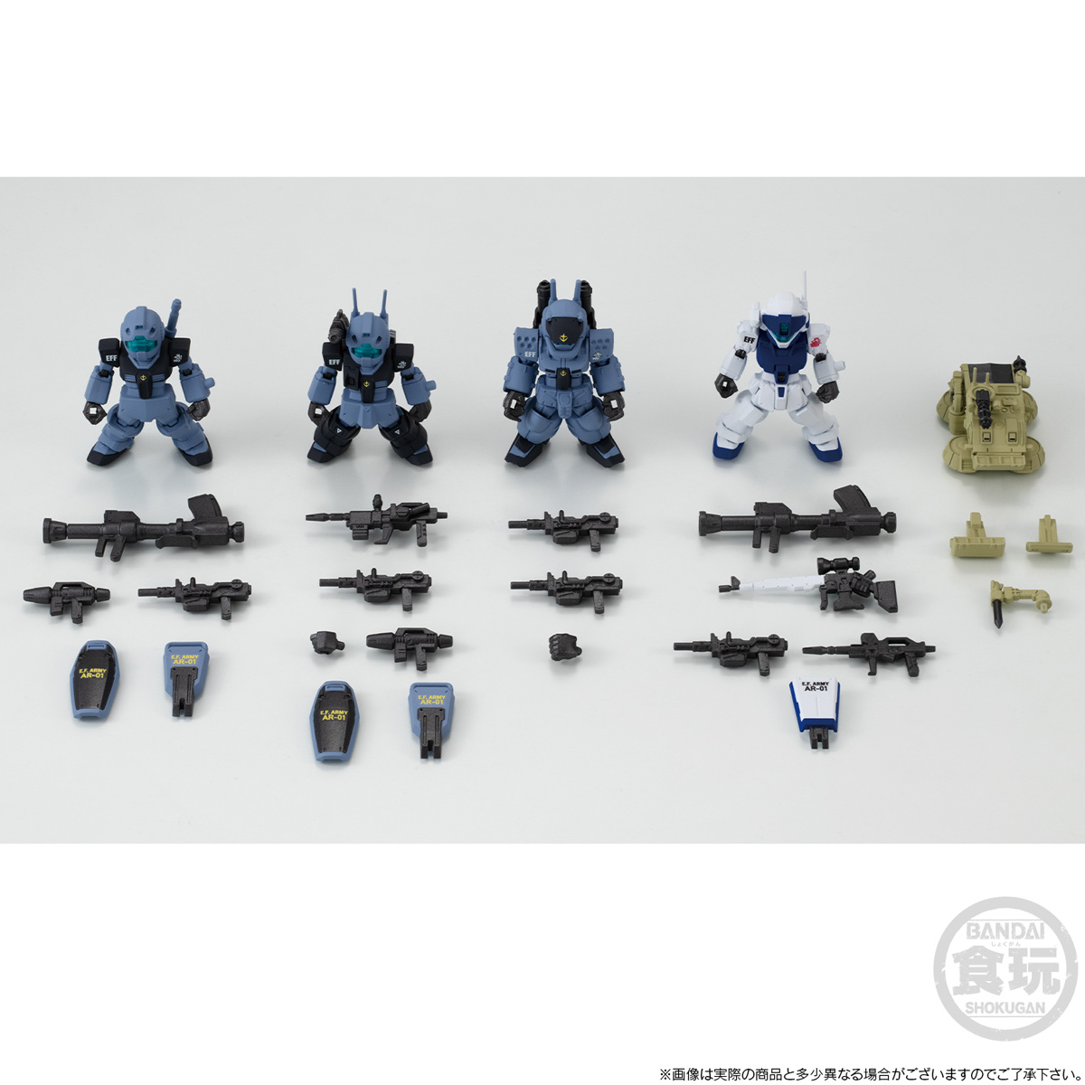 กันดั้ม Bandai Premium Bandai Candy Toy Online Shop Limited FW Gundam Converge: Core Mobile Suit Gundam Side Story 0079: Rise From The Ashes White Dingo Team Set