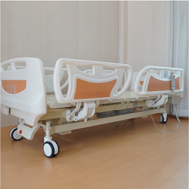 ชุดเตียงผู้ป่วยปรับไฟฟ้า KS-828b ราวปีกนก เต็มเตียง ถอดหัว-ท้ายเตียงได้ มีแบตเตอรี่สำรองไฟ + พร้อมที่นอนเพื่อสุขภาพ MEMORY FOAM + ชุดผ้าปูที่นอน + ผ้ายางกันเปื้อน