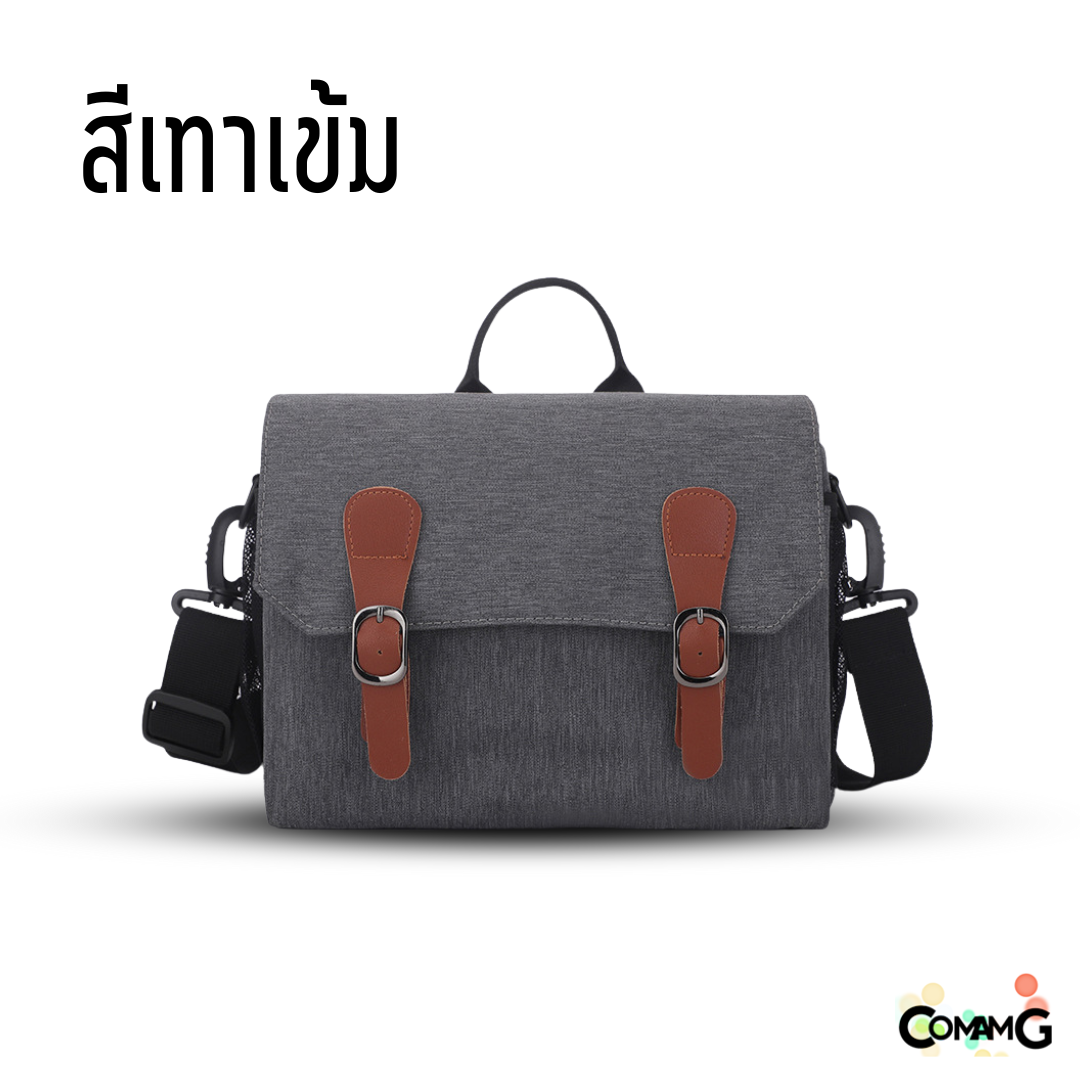กระเป๋ากล้อง สไตล์มินิมอล สำหรับใส่กล้องดิจิตอล DSLR Mirrorless ผ้าอ๊อกฟอร์ด พร้อมส่ง