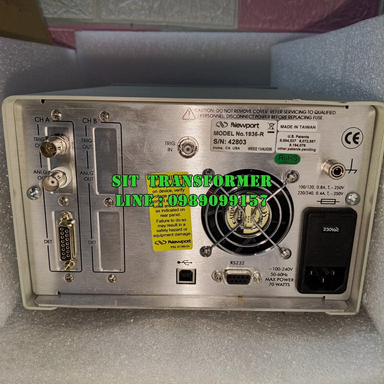 Newport power meter model 1936-R