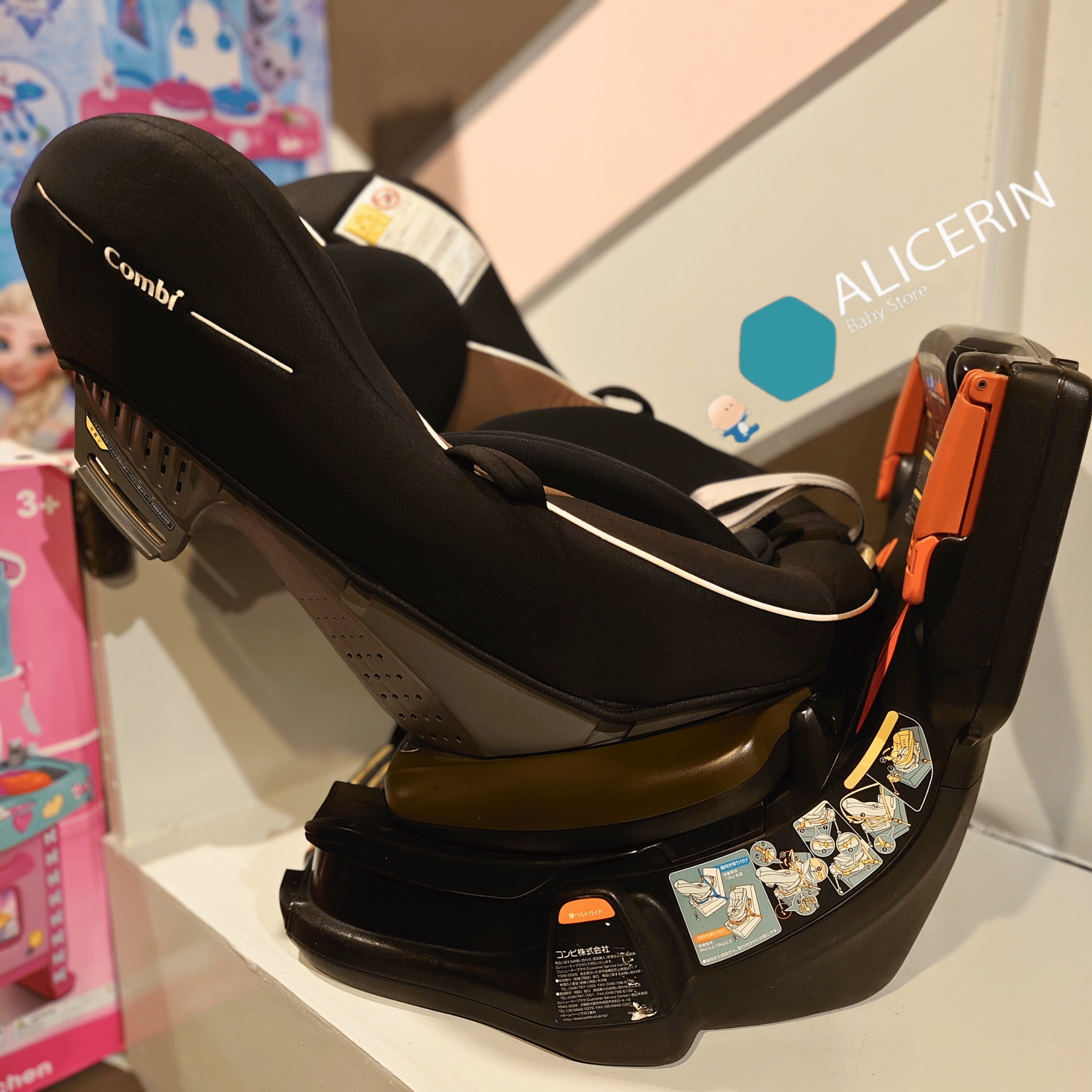 คาร์ซีทมือสอง Combi : ZeusTurn Euro EG TB (Luxtia) ผ่านการตรวจสอบมาตรฐาน คาร์ซีทใช้แล้ว มีประกันร้าน