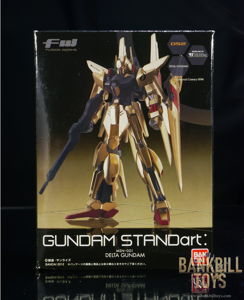 กันดั้ม Bandai Candy Toy FW Gundam STANDart: 14 No.052 MSN-001 Delta Gundam