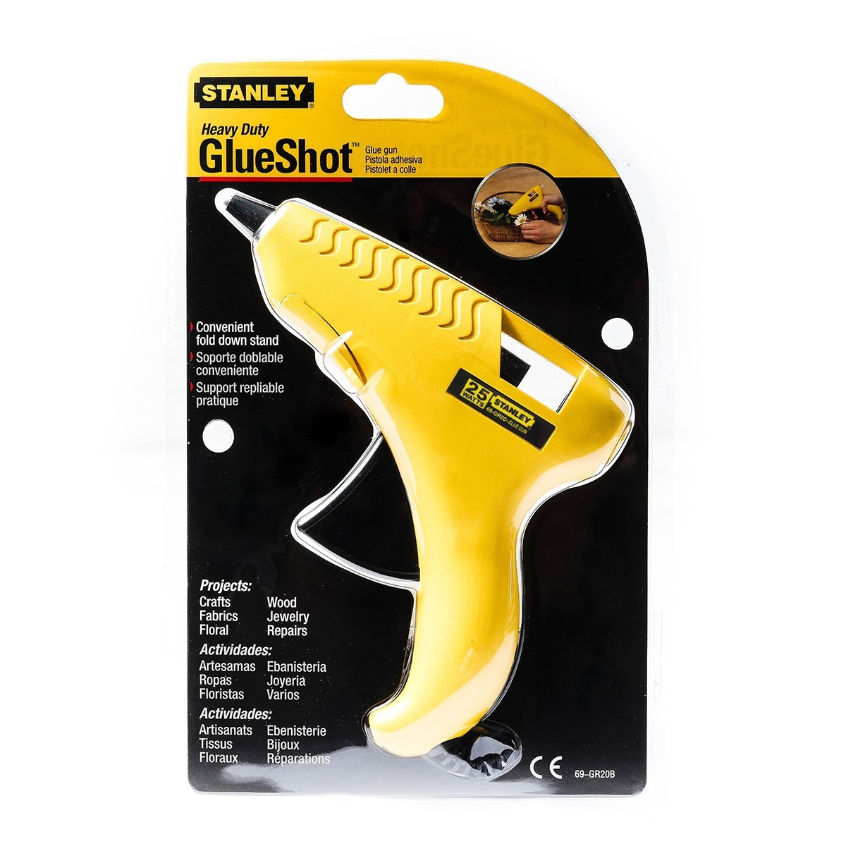 Stanley ปืนยิงกาว Hot Melt ทั่วไป [69-GR20B]
