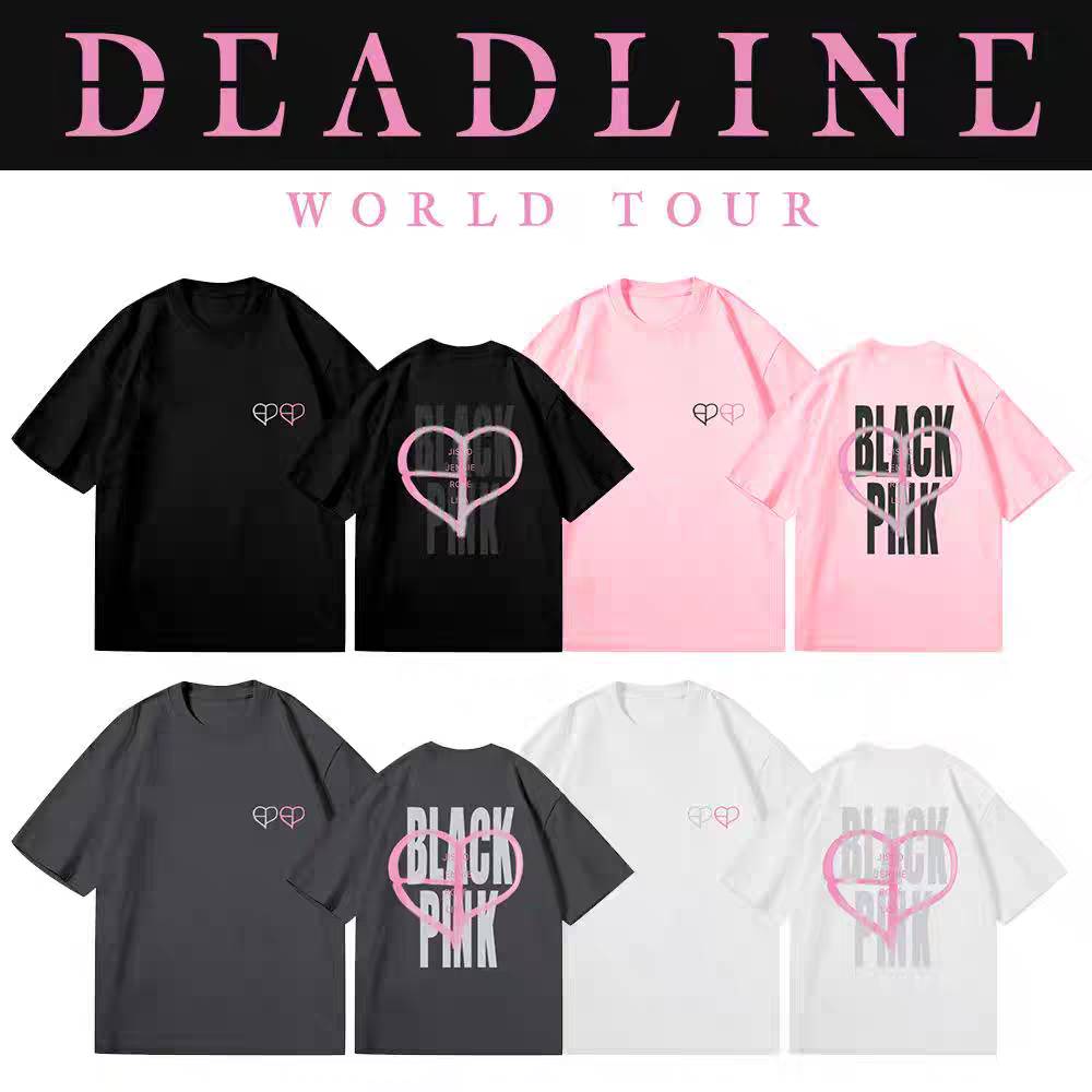 เสื้อยืด BLACKPINK : 2025 WORLD TOUR [DEADLINE]