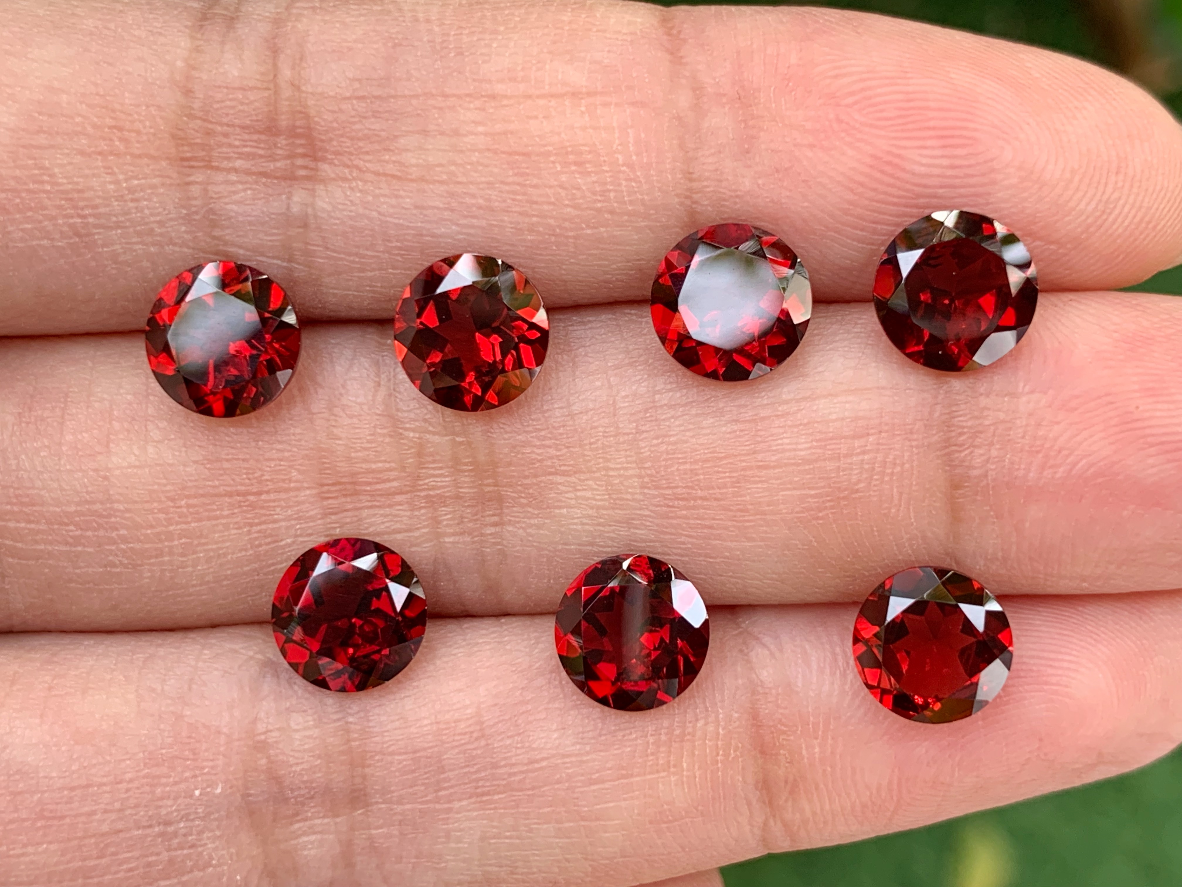 โกเมนกลม 7.5 มม. 1 เม็ด