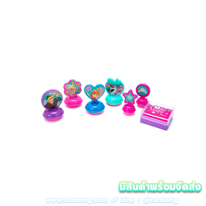 ตัวปั๊มโฟรเซ่น ของเล่นเซ็ตมินิแสตมป์ลายเอลซ่าอันนา Frozen ลิขสิทธิ์แท้