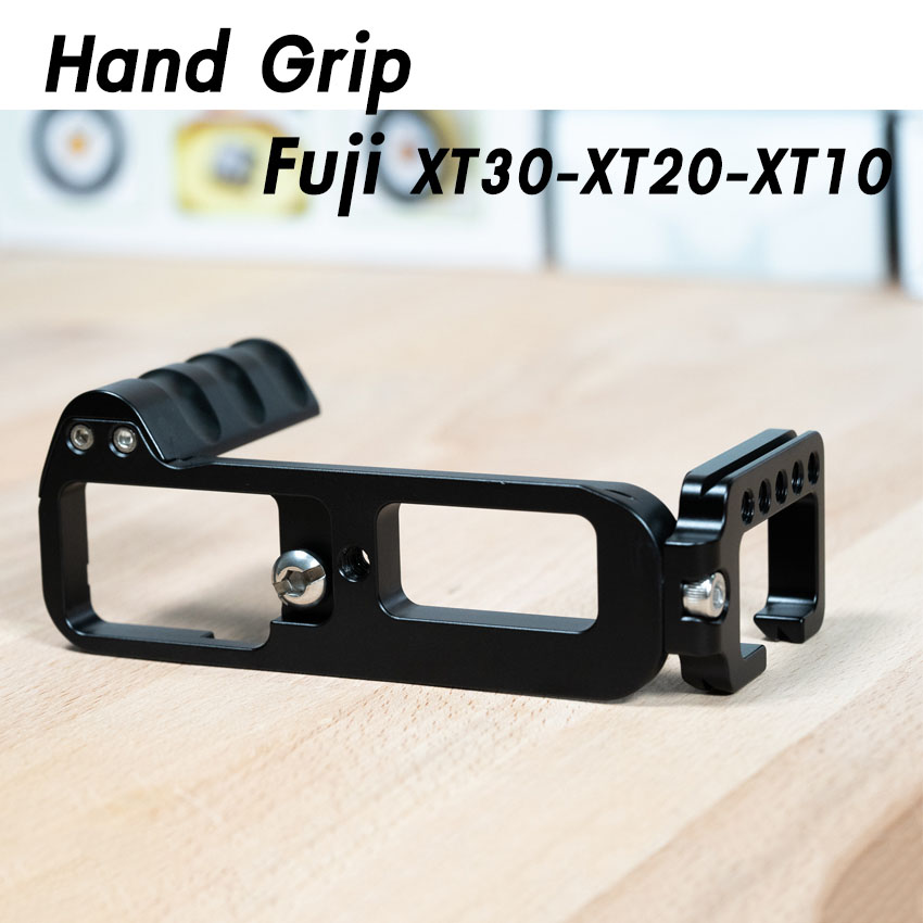 Hand Grip L-Plate สำหรับ Fuji XT30 XT20 XT10 แบบ3ร่องนิ้ว Camera Grip เพิ่มความกระชับในการจับถือ