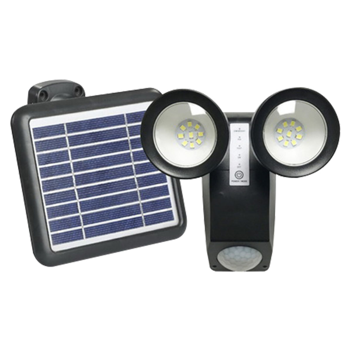 LUMAX ชุดโคมสาดแสงโซล่าร์พร้อมหลอด LED,EWM5W/BL-5LED/6.5K/SENSOR