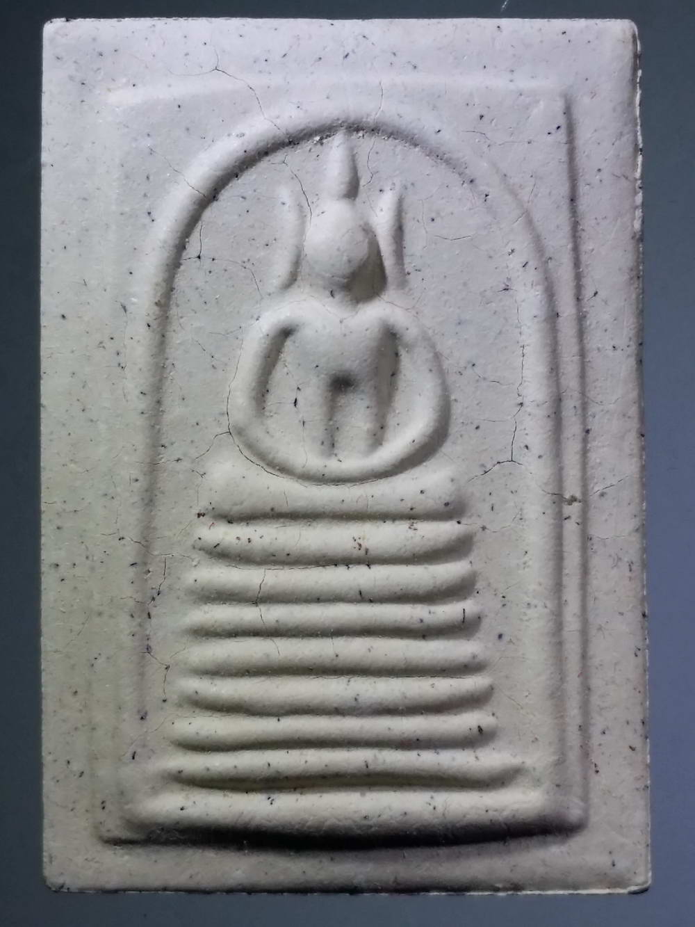 รหัสสินค้า พระมีกล่อง 180 พระสมเด็จชินบัญชร วัดชุมนุมศรัทธา อำเภอบางเลน จังหวัดนครปฐม หลังคาถาชินบัญชร