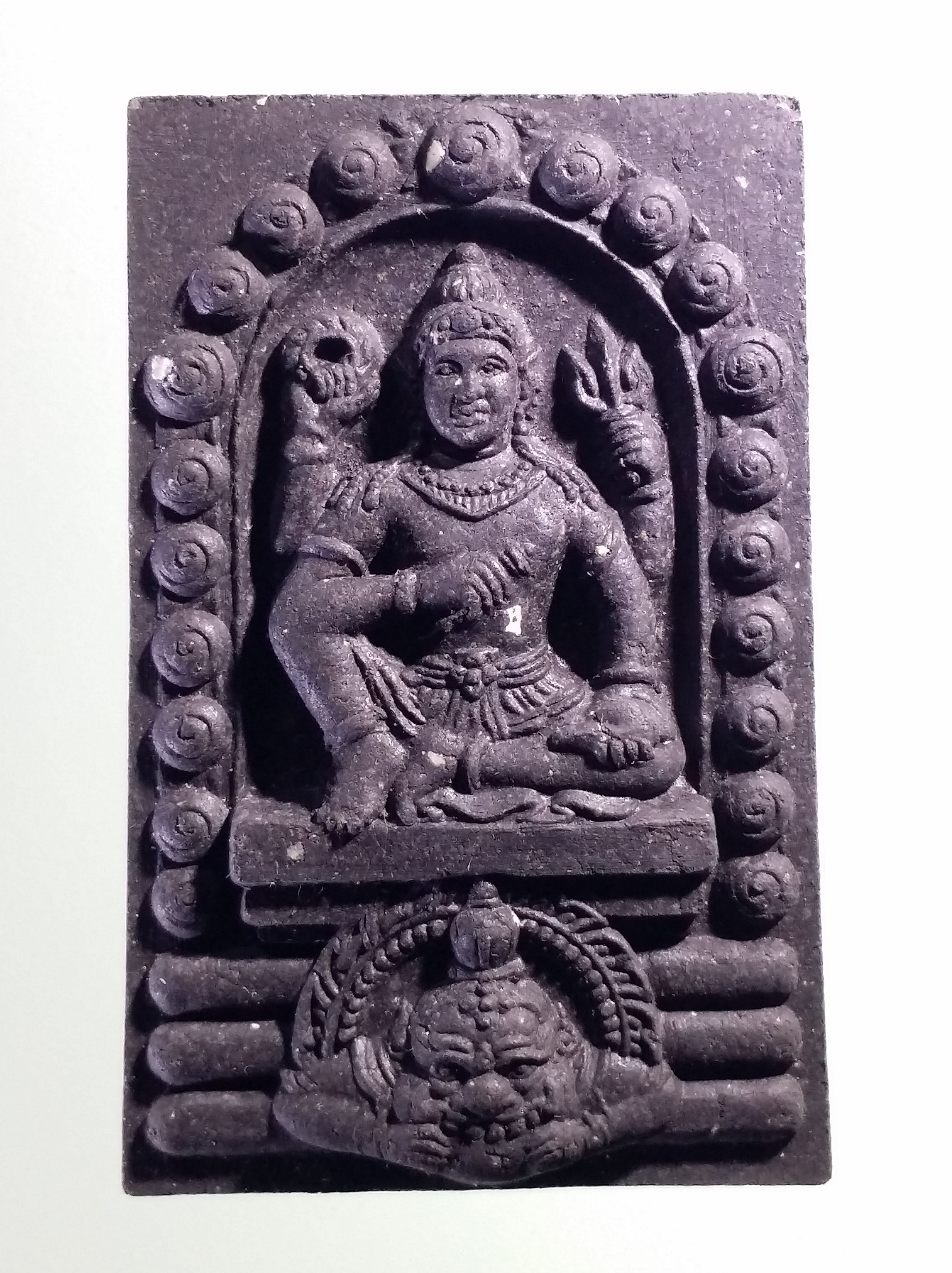 รหัสสินค้า จตุคามรามเทพ 495 พระเทวราชโพธิสัตว์จตุคามรามเทพ หลังพระแม่ธรณีบีบมวยผม รุ่น สิริมงคล ปี 49