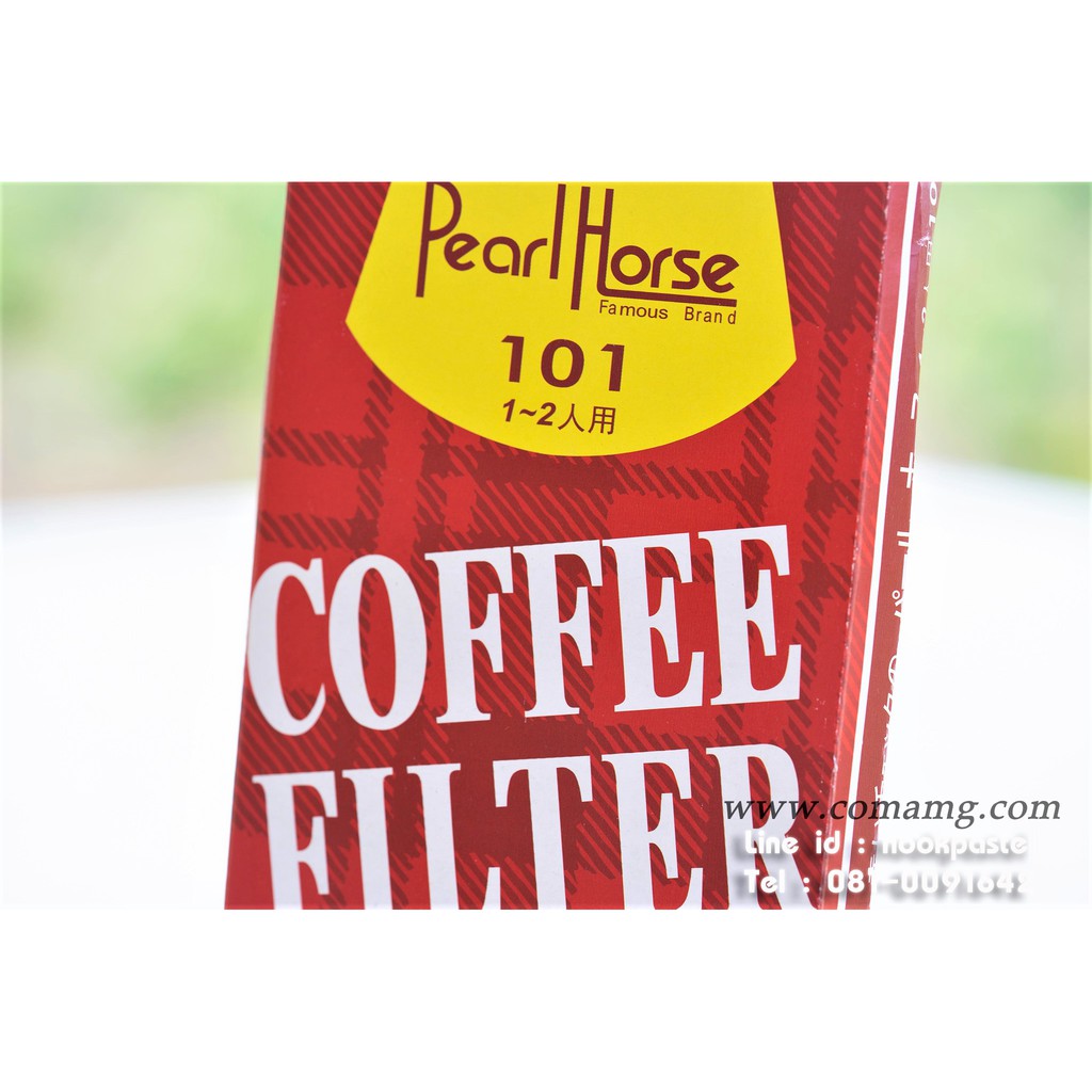 กระดาษกรองกาแฟดริป Pearl House Famous 101 / 102 / 103
