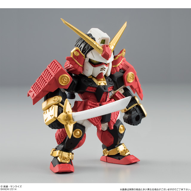 กันดั้ม Bandai Candy Toy FW Gundam Converge EX05 Musha Gundam