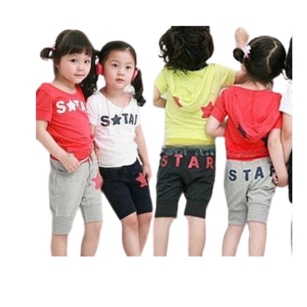 STPB-8 90-140 ชุดเซ็ตเด็กผู้ชาย 2 ชิ้น เสื้อ กางเกง แขนสั้นขาสั้น มีขนาด 1-8 ขวบ