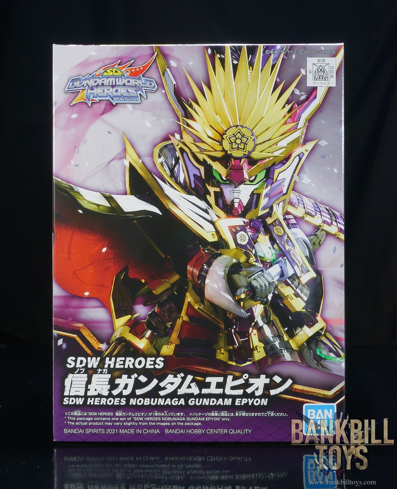 กันดั้ม Bandai Spirits Gunpla SD Gundam World Heroes SDW Heroes No.02 Nobunaga Gundam Epyon