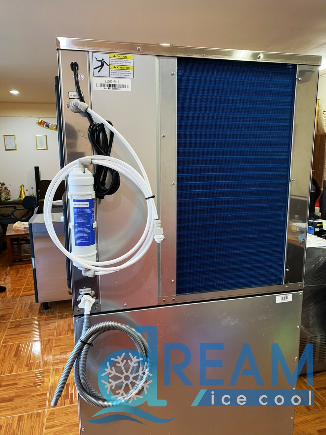 เครื่องทำน้ำเเข็ง อัตโนมัติ ขนาด 445–450 กิโลกรัม / วัน 24 ชั่วโมง