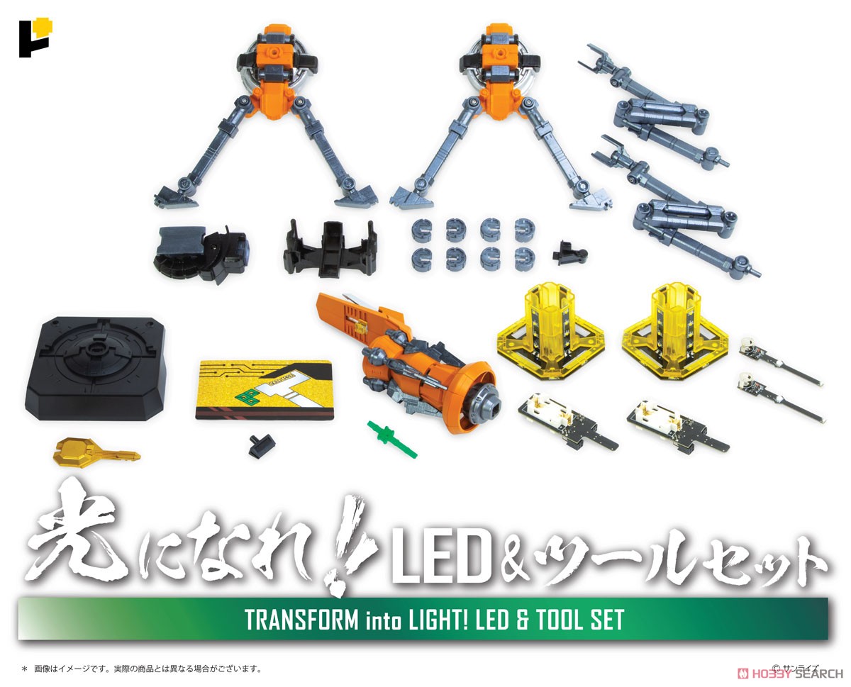 <preorder ปิดรับวันที่12/10/2022 > เปิดรับPreorder มัดจำ 1000 บาท Pose+ Metal Series Transform into Light! LED & Tool Set (Completed)