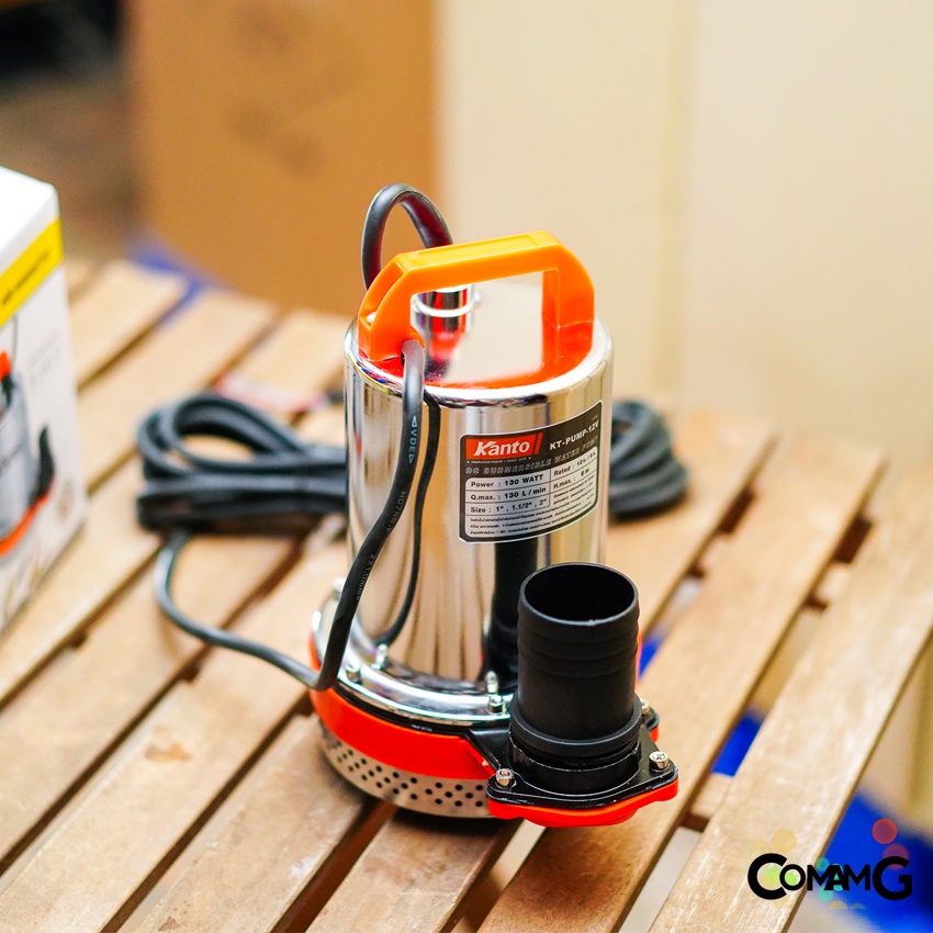 Kanto ไดโว่สแตนเลส ไดโว่DC ปั๊มแช่ ปั๊มจุ่ม มี2รุ่น DC12V DC24V ปั๊มน้ำไดโว่ 130วัตต์