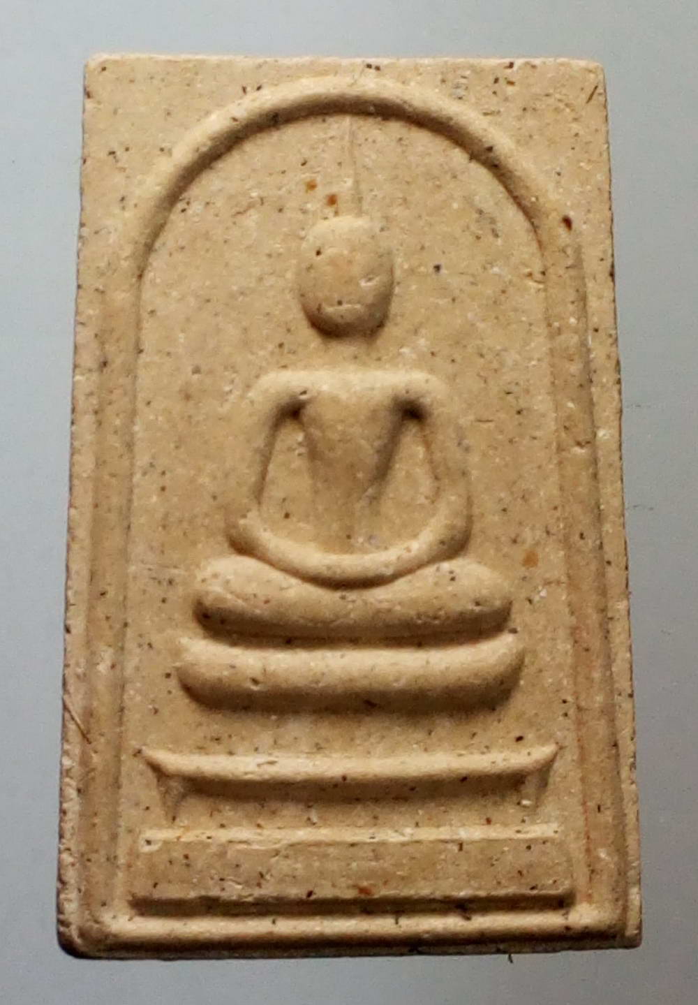 รหัสสินค้า พระไม่ทราบที่ 144 พระสมเด็จเนื้อผง หลังกุมารทอง รัก ยม สร้างปี 2552 ไม่ทราบที่