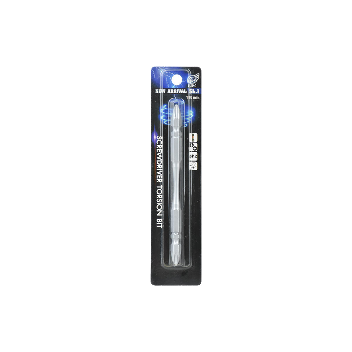 WING ดอกไขควงลมTorsion 2* 110 mm.(SL.1)