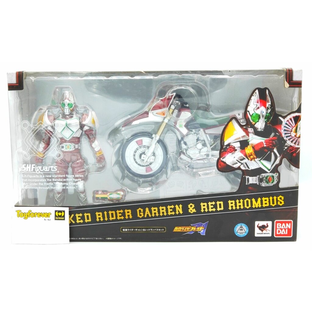 SHF S.H.FIGUARTS Garren & Red Rhombus กาเรน+มอเตอร์ไซค์ มือ2 สวย