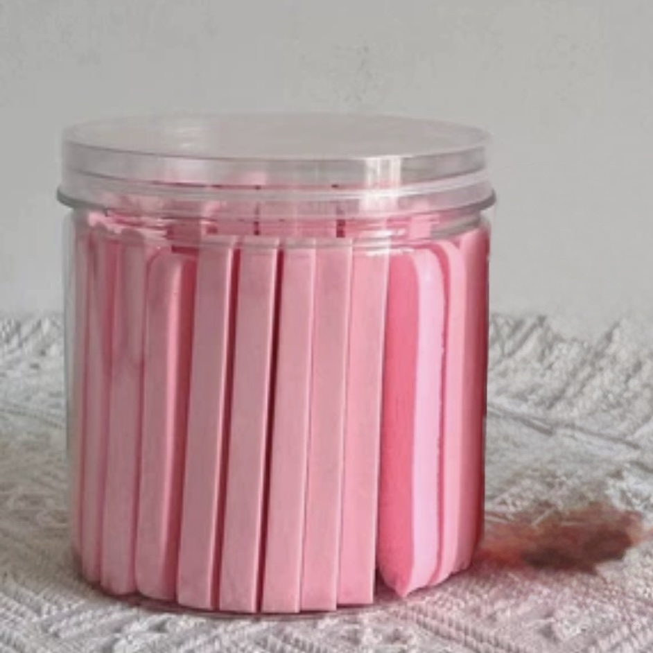 ฟองน้ำอัดแท่ง ฟองน้ำกลม ฟองน้ำเช็ดหน้า ฟองน้ำล้างหน้า(50แผ่น)